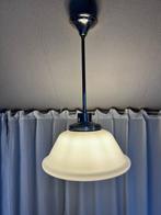 Gispen hanglamp met witte opaline glazen kap, Antiek en Kunst, Antiek | Lampen, Ophalen of Verzenden
