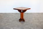 vintage speeltafel | tafel | pokertafel | jaren 70, Gebruikt, Vierkant, Ophalen of Verzenden, .