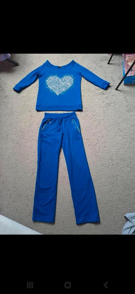 ZGAN Kobaltblauw joggingpak maat S, Kleding | Dames, Overige Dameskleding, Zo goed als nieuw, Ophalen of Verzenden