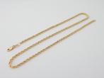 14 karaat Gouden Ketting Rope Chain Singapore Koordschakel, Jw, Verzenden, Nieuw, Info@juwelenwereld.nl