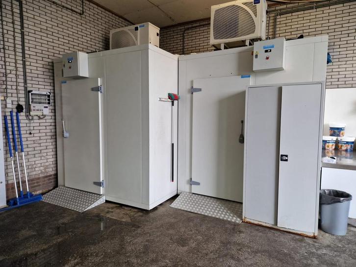 Koelcel met oprijplaat en vloer, Zakelijke goederen, Horeca | Keukenapparatuur, Koelen en Vriezen, Gebruikt, Ophalen