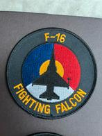 Patch F16, Ophalen of Verzenden, Zo goed als nieuw, Patch, Badge of Embleem