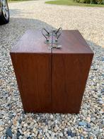 Oude houten kist of koffer voor microscoop of decoratief, Ophalen of Verzenden