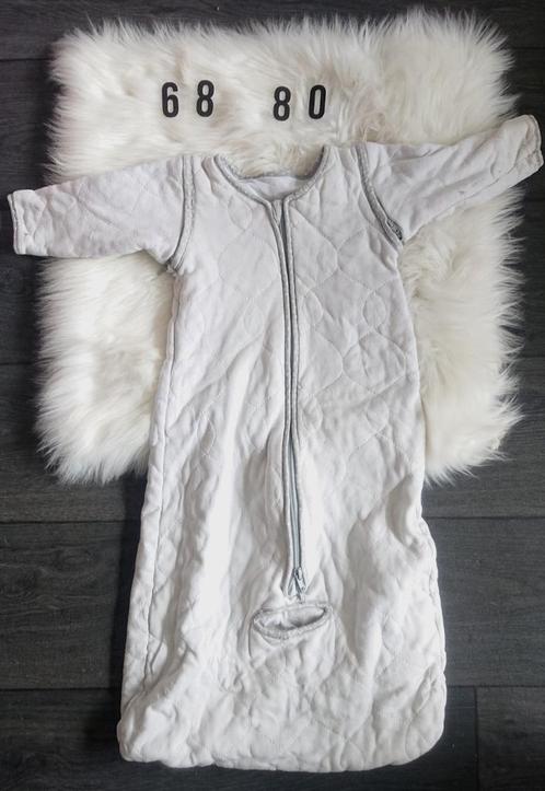 Slaapzak wit afneembare mouwen 68-80 cm, Kinderen en Baby's, Dekens, Slaapzakjes en Inbakerproducten, Gebruikt, Slaapzak, 70 tot 85 cm