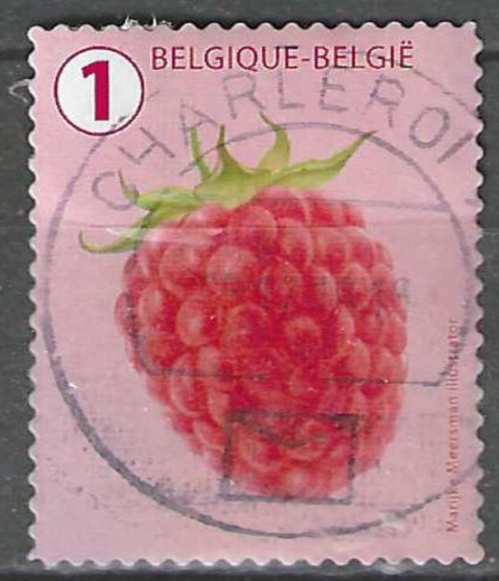 Belgie 2018 - Yvert 4792 /OBP 4807a - Fruit - Framboos (ST), Postzegels en Munten, Postzegels | Europa | België, Gestempeld, Verzenden