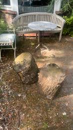 2 boomstammen, Tuin en Terras, Tuinsets en Loungesets, Ophalen of Verzenden, Zo goed als nieuw