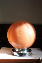 Copier, Plafondlamp, Leerdam glas, Tincraquelé, Antiek en Kunst, Antiek | Glas en Kristal, Ophalen of Verzenden