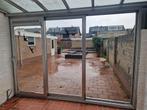 Serre aluminium schuifpui en overkapping glas, Ophalen, Gebruikt, Serre