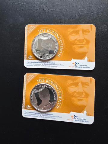 2x Herdenkingsmunt 2013 Koningsstientje beschikbaar voor biedingen