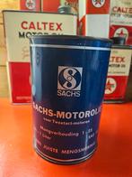 Vintage Sachs Olieblik Brommerolie, Verzamelen, Blikken, Ophalen of Verzenden, Gebruikt, Overige