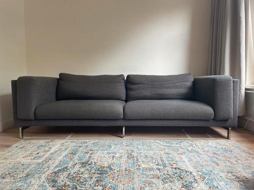 Nockeby 3-zits bankhoes - Antreciet / grijs, Huis en Inrichting, Banken | Bankstellen, Gebruikt, Rechte bank, Driepersoons, 150 tot 200 cm