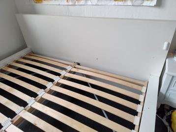 Ikea Malm bedframe - Wit - 160x200 - afbeelding 2