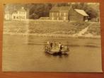 oude foto veerpontje Elsloo - Boorsem België, Verzenden, Foto, Zo goed als nieuw, 1940 tot 1960