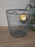 Prachtige antieke zinken XXL draadmand / oogstmand €29, Ophalen of Verzenden