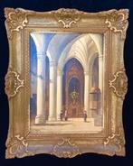 Schilderij van A. Broekman, ca 1920 (28,538,5cm), Antiek en Kunst, Ophalen