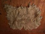 Hand gevilte schapenvacht - 130 x 95 cm, 100 tot 150 cm, Crème, Zo goed als nieuw, Overige vormen