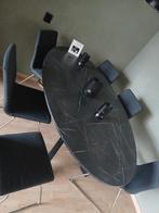Mooie ovale IKEA tafel - Mariedamm, Huis en Inrichting, Ophalen, Gebruikt, 50 tot 100 cm, Vijf personen of meer