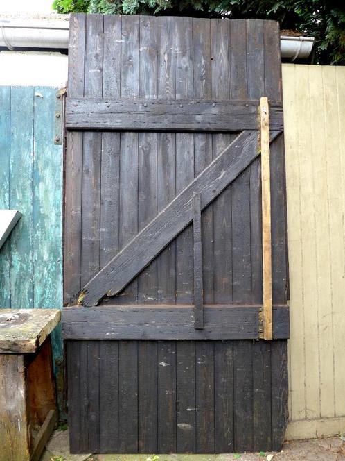 Prachtige oude staldeur, Doe-het-zelf en Verbouw, Deuren en Horren, Gebruikt, Binnendeur, 200 tot 215 cm, 80 tot 100 cm, Hout