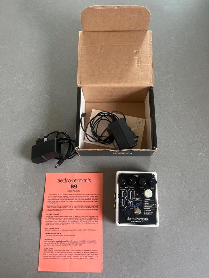 Electro Harmonix B9 Organ Machine Pedal -ZGAN, Muziek en Instrumenten, Effecten, Zo goed als nieuw, Overige typen, Ophalen of Verzenden