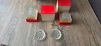 Vintage glazen onderzetters, Antiek en Kunst, Curiosa en Brocante, Ophalen of Verzenden