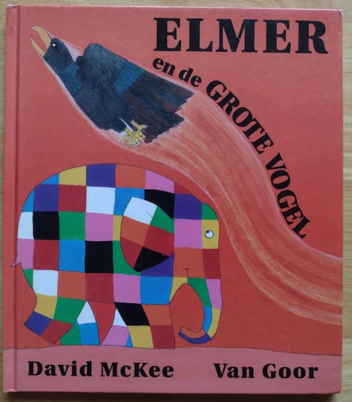 Elmer en de grote vogel - David McKee, Boeken, Kinderboeken | Kleuters, Gelezen, Ophalen of Verzenden