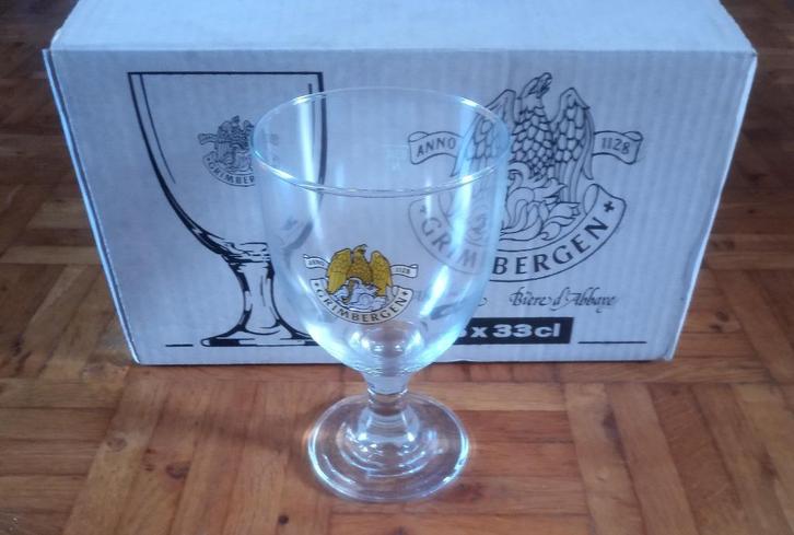 Bierglas Grimberg, Verzamelen, Biermerken, Zo goed als nieuw, Glas of Glazen, Overige merken, Ophalen of Verzenden