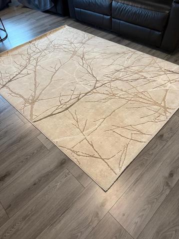 Licht Beige Tapijt - 220x155 cm beschikbaar voor biedingen