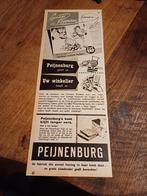 Advertentie Peijnenburg koek Leonard Roggeveen 1958, Verzamelen, Ophalen of Verzenden, Zo goed als nieuw, Overige typen