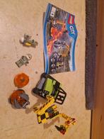 Lego City Vulkaan Onderzoekstruck 60123 met boekjes, Ophalen of Verzenden, Gebruikt, Losse stenen, Lego