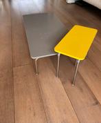 2 Pode Shift Salontafels, Dutch Design, Hout (Herstel Nodig), Ophalen, Minder dan 45 cm, Gebruikt, 75 cm of meer