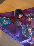 Massief glazen bollen, Antiek en Kunst, Antiek | Glas en Kristal, Ophalen of Verzenden