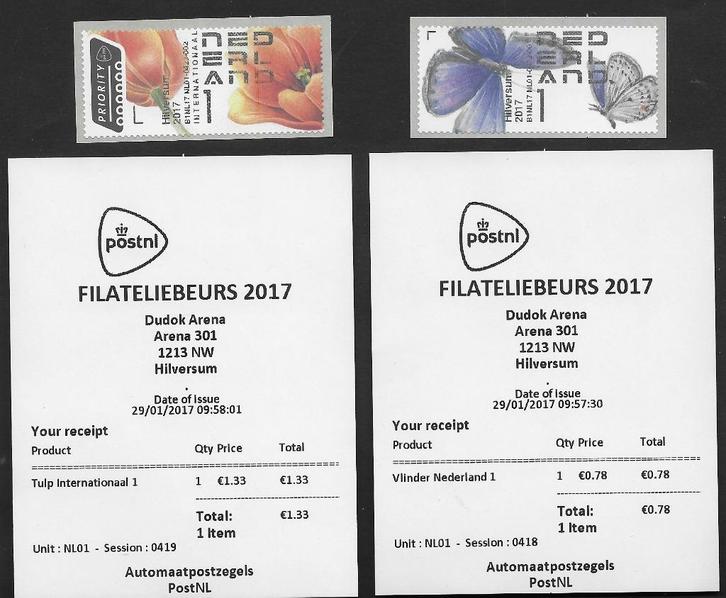 Post & Go automaatzegel Filateliebeurs 2017 Unit 01 Zie info, Postzegels en Munten, Postzegels | Nederland, Postfris, Na 1940