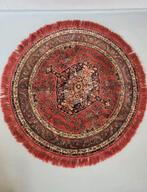 Vintage rond smyrna/Perzisch kleed, Huis en Inrichting, Stoffering | Tapijten en Kleden, Gebruikt, 150 tot 200 cm, Rond, Ophalen of Verzenden