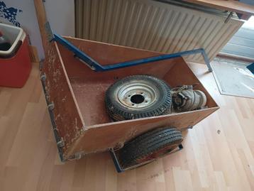 zelfbouw viskar / strandkar(dikke bndn) cq. bijv krantenwijk beschikbaar voor biedingen
