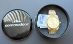 Commodoor herenhorloge goudkleurig, Overige merken, Staal, Staal, Polshorloge