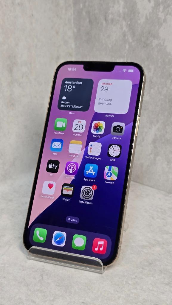 Apple iPhone 13 Pro Max 128GB Goud, Telecommunicatie, Mobiele telefoons | Apple iPhone, Zo goed als nieuw, 128 GB, Zonder abonnement
