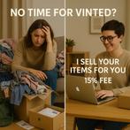 No time for Vinted? I sell your items for you – 15% fee, Ophalen