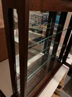 Mooie Houten Vitrinekast, Huis en Inrichting, Kasten | Vitrinekasten, Gebruikt, 100 tot 150 cm, 25 tot 50 cm, Overige houtsoorten