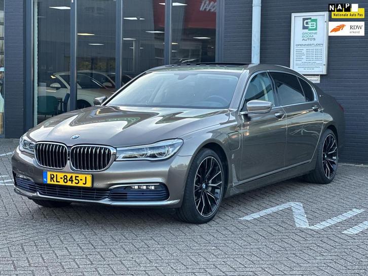 BMW 7-serie 740Le iPerformance High Executive/PANO-DAK/360 C, Auto's, BMW, Bedrijf, Te koop, 7-Serie, ABS, Achteruitrijcamera