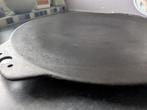 Gietijzeren bakplaat/tawa 38 cm Ronneby Bruk, Ophalen, Gietijzer, Koekenpan of Braadpan