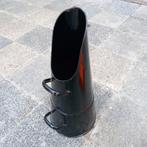 Zwarte emaille kolenkit ook leuk als paraplubak., Antiek en Kunst, Antiek | Emaille, Ophalen