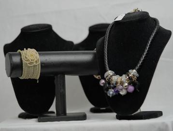 3x sieraen display en 1x armbandenhouder beschikbaar voor biedingen