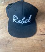 Zwarte Rebel Pet - Zo Goed Als Nieuw, Kleding | Heren, Hoeden en Petten, Ophalen of Verzenden, Zo goed als nieuw, One size fits all