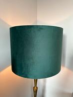 Groene Velvet Lampenkap - Ø40cm, Hoogte 30cm, Huis en Inrichting, Lampen | Lampenkappen, Ophalen, 25 tot 50 cm, Rond, Zo goed als nieuw