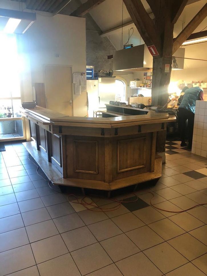 Massief eiken bar, Doe-het-zelf en Verbouw, Hout en Planken, Zo goed als nieuw, Plank, Eiken, Minder dan 200 cm, Ophalen