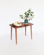 Vintage bijzettafel teak salontafel retro mid century, 45 tot 60 cm, Vintage retro midcentury deens design, Onbekend, Zo goed als nieuw