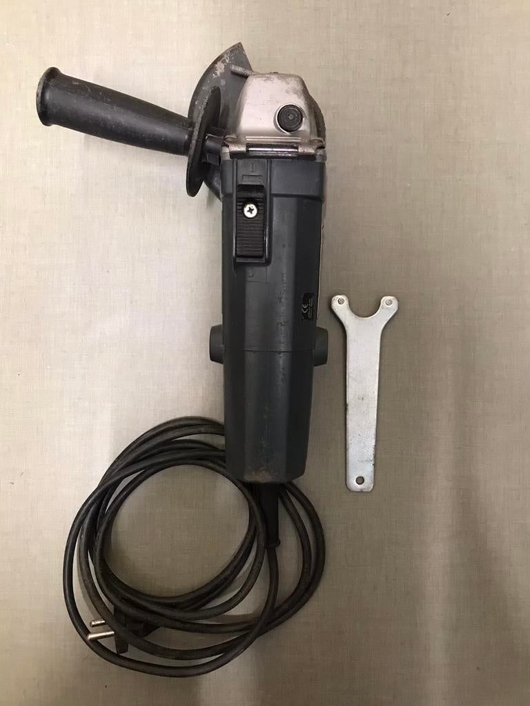 Haakse slijper, slijpmachine Hitachi FG 12SA2, diamtr 115mm, Ophalen of Verzenden, Gebruikt, Minder dan 700 watt, Haakse handslijpmachine