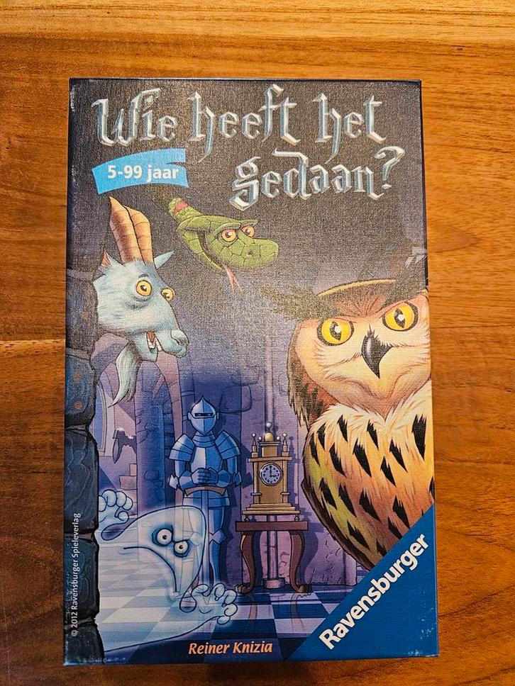 Wie heeft het gedaan? - Ravensburger, Hobby en Vrije tijd, Gezelschapsspellen | Bordspellen, Zo goed als nieuw, Ophalen