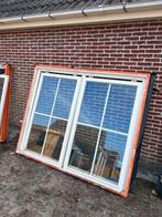Partij kozijnen en deurkozijn, Doe-het-zelf en Verbouw, Kozijnen en Schuifpuien, Gebruikt, Deurkozijn, 150 tot 225 cm, Inclusief glas