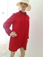 rode jas zoom tuniekzak gevoerd .maat 40. merk ik kocht 115€, Kleding | Dames, Jurken, Maat 38/40 (M), Ophalen of Verzenden, Zo goed als nieuw